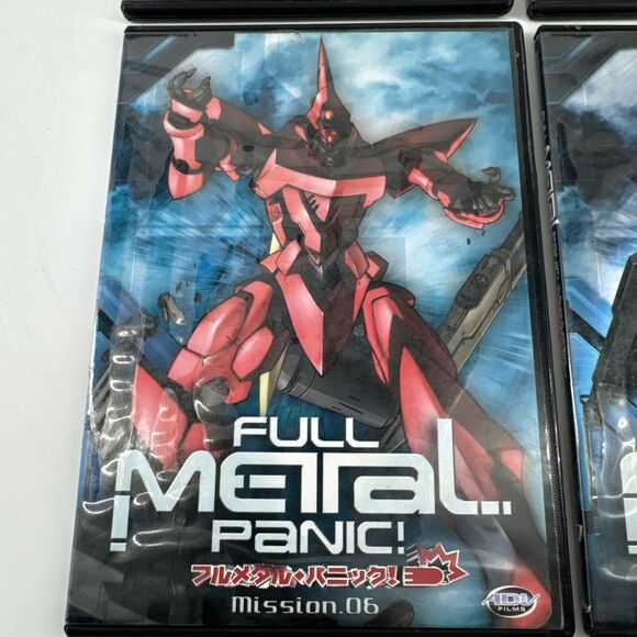 Full Metal Panic Missions 4 - 7 Set of 4 DVDs Japanese Animation Free Shipping - Picture 4 of 15